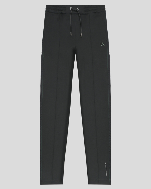 ЧЕРНО СПОРТНО ДОЛНИЩЕ С ФИКСИРАН РЪБ И БРОДЕРИЯ ЛОГО