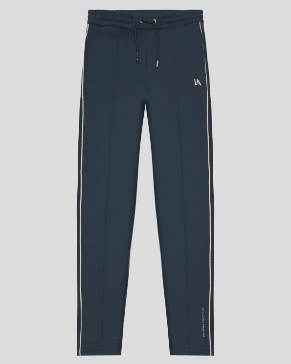 ТЪМНОСИНЬО СПОРТНО ДОЛНИЩЕ ОТ ПАМУК И МОДАЛ С ЛОГО