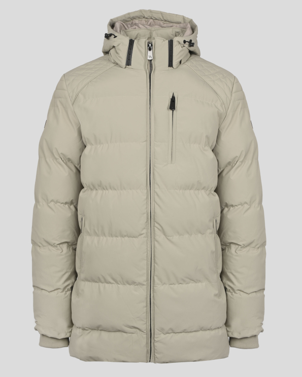 БЕЖОВО ОБЕМНО ЯКЕ ТИП ПАРКА С ТЕРМОИНДИКАТОР И ЛОГО ЕМБЛЕМА