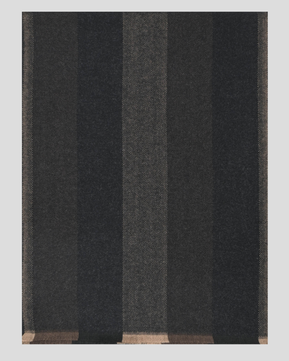 ЧЕРНОКАФЯВ ФИН ШАЛ С РЕДУВАЩИ СЕ ЦВЕТОВЕ