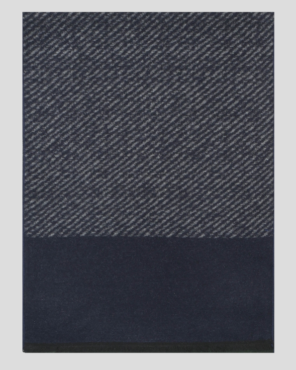 МЕК ТРИЦВЕТЕН ШАЛ В ДИАГОНАЛЕН ДЕСЕН С ДВЕ ЛИЦА