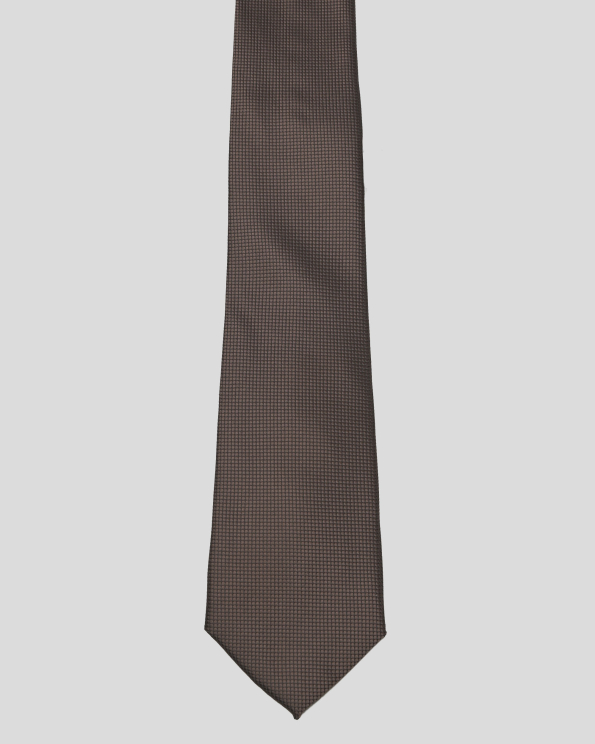 СИТНО СТРУКТУРИРАНА КАФЯВА ВРАТОВРЪЗКА