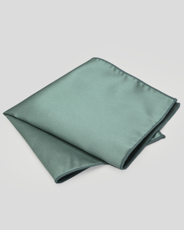 СВЕТЛО ЗЕЛЕНА САТЕНИРАНА КЪРПИЧКА ЗА САКО