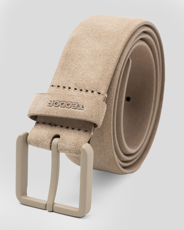 БЕЖОВ КОЛАН ОТ ЕСТЕСТВЕН ВЕЛУР С ЛОГО