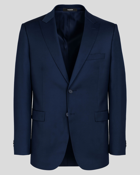 ТЪМНОСИНЬО КЛАСИЧЕСКО САКО  ВТАЛЕН СИЛУЕТ /ЧАСТ ОТ КОСТЮМ/