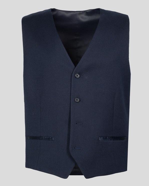 ТЪМНОСИН КЛАСИЧЕСКИ СТРУКТУРЕН ЕЛЕК /ЧАСТ ОТ КОСТЮМ/