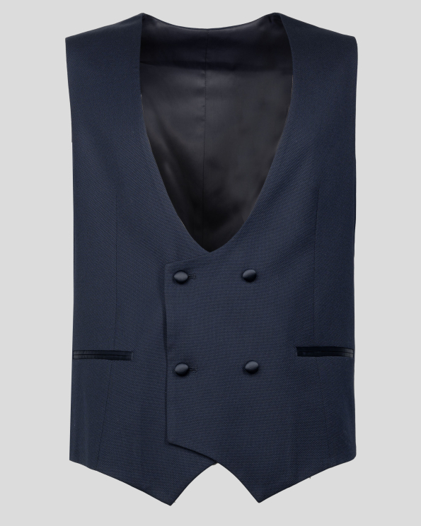 ТЪМНОСИН ДВУРЕДЕН КЛАСИЧЕСКИ ЕЛЕК ВТАЛЕН СИЛУЕТ /ЧАСТ ОТ КОСТЮМ/