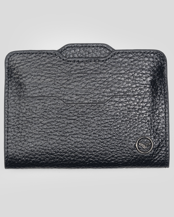 ЧЕРЕН ВИЗИТНИК ОТ 100% ЕСТЕСТВЕНА ШАГРЕНИРАНА КОЖА