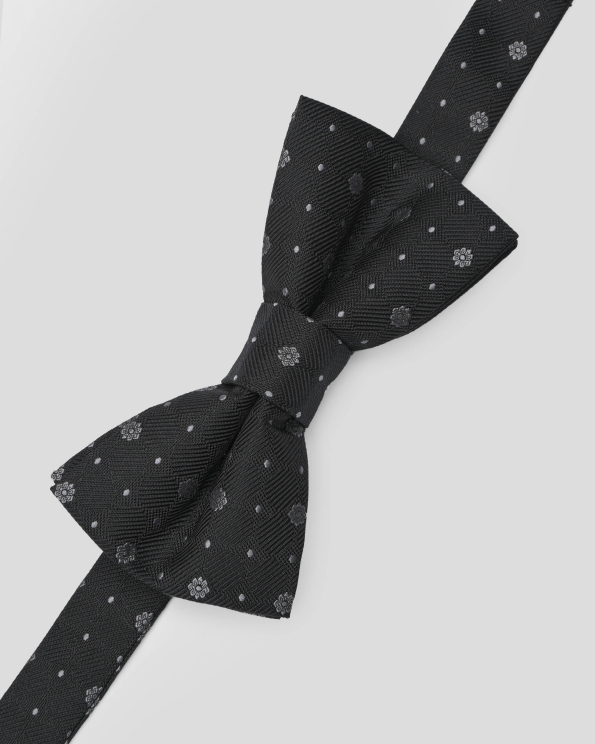 ЧЕРНА СТРУКТУРНА ПАПИЙОНКА С КОНТРАСТНИ ЦВЕТЯ