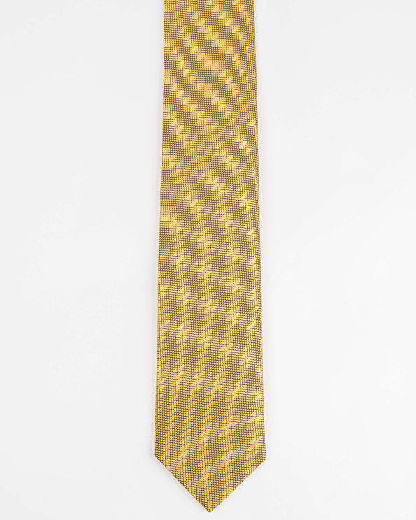 ВРАТОВРЪЗКА НА СИТНИ ФИГУРИ В ЦВЯТ ОХРА