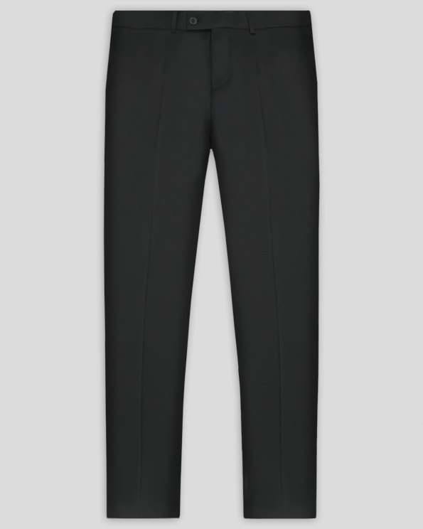 ЧЕРЕН КЛАСИЧЕСКИ ПАНТАЛОН С ФИНА СТРУКТУРА  /ЧАСТ ОТ КОСТЮМ/