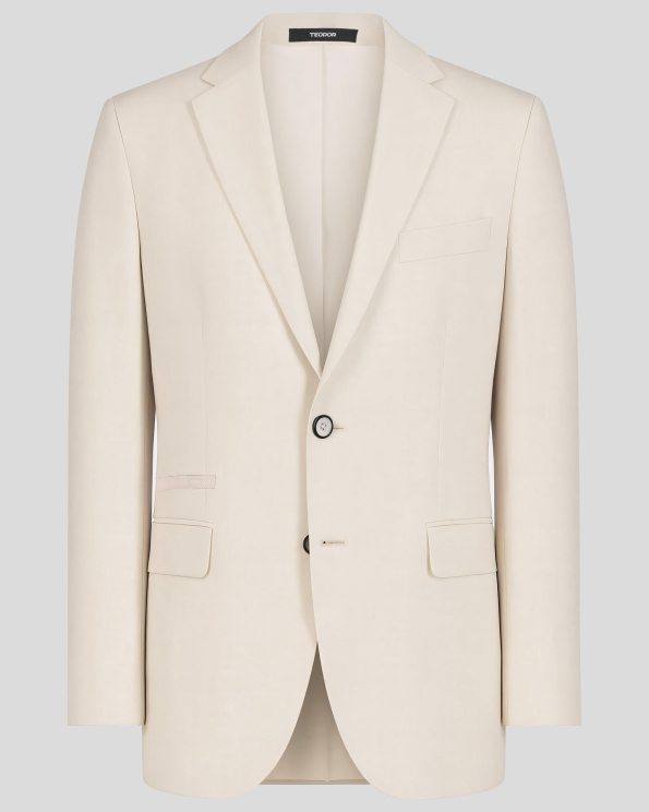 СВЕТЛОБЕЖОВО КЛАСИЧЕСКО САКО ВТАЛЕН СИЛУЕТ /ЧАСТ ОТ КОСТЮМ/