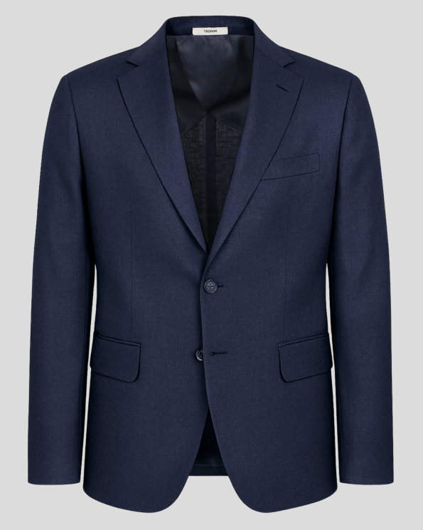 ТЪМНОСИНЬО ОЛЕКОТЕНО САКО COMFORT FIT  /ЧАСТ ОТ КОСТЮМ/