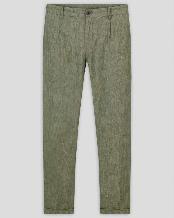 ЗЕЛЕН ПАНТАЛОН МЕЛАНЖ COMFORT FIT  /ЧАСТ ОТ КОСТЮМ/