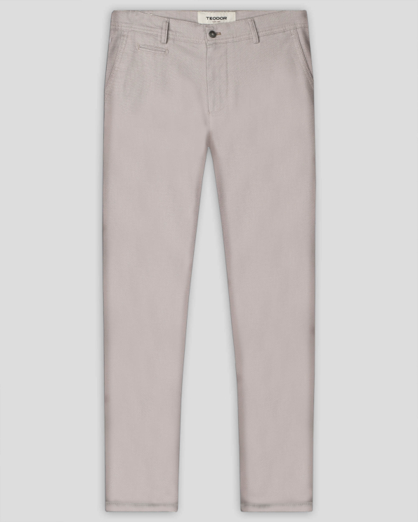 БЕЖОВ ЧИНО ПАНТАЛОН С КОЖЕНА ЛОГО ЕМБЛЕМА 