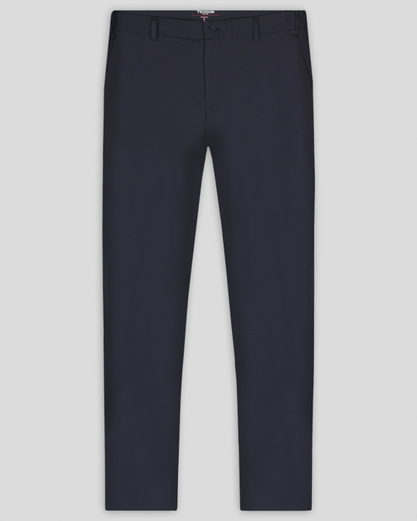 ТЪМНОСИН ВТАЛЕН ПАНТАЛОН С ЕЛАСТАН /ЧАСТ ОТ КОСТЮМ/