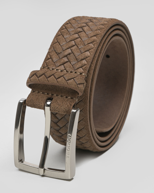 КАФЯВ КОЛАН ОТ ЕСТЕСТВЕНА РЕЛЕФНА КОЖА ТИП ПЛЕТКА