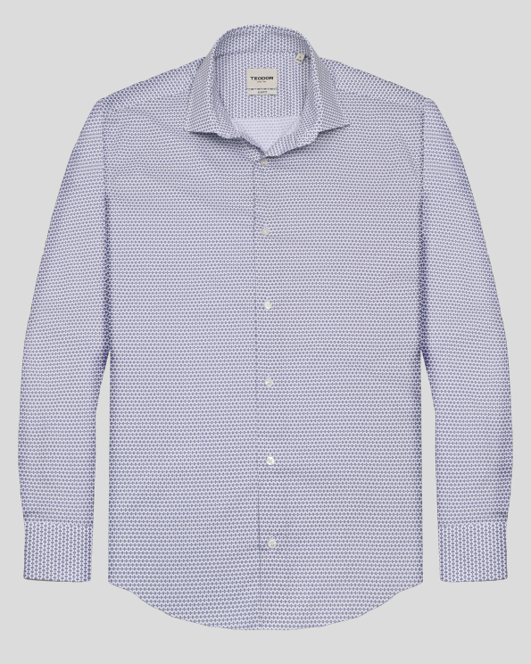 БЯЛА РИЗА ОТ 100% ПАМУК ВТАЛЕН СИЛУЕТ