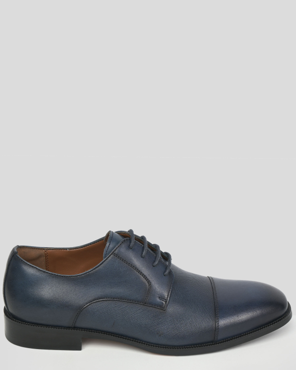 ТЪМНОСИНИ КЛАСИЧЕСКИ ОБУВКИ ОТ 100% ЕСТЕСТВЕНА КОЖА