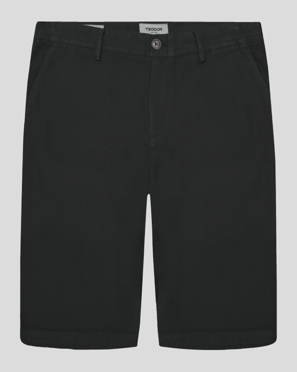 ЧЕРНИ БЕРМУДИ С ИТАЛИАНСКИ ДЖОБ И РЕГУЛИРАЩИ КОПЧЕТА