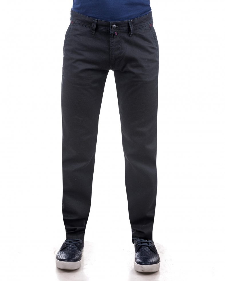 Черен структурен панталон пет джоба 150828591-1 01