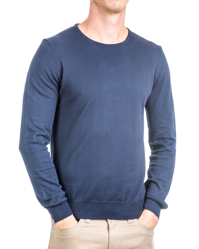 Мъжки базов памучен пуловер 15054321834-2 01