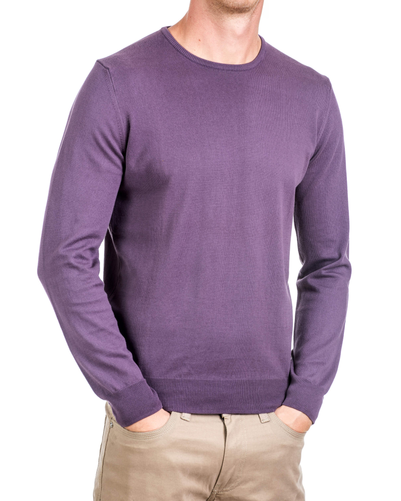 Мъжки базов памучен пуловер 15054321834-7 01