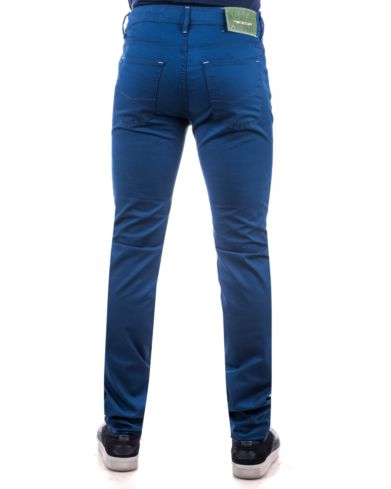 Структурен син панталон 16085823-3 02
