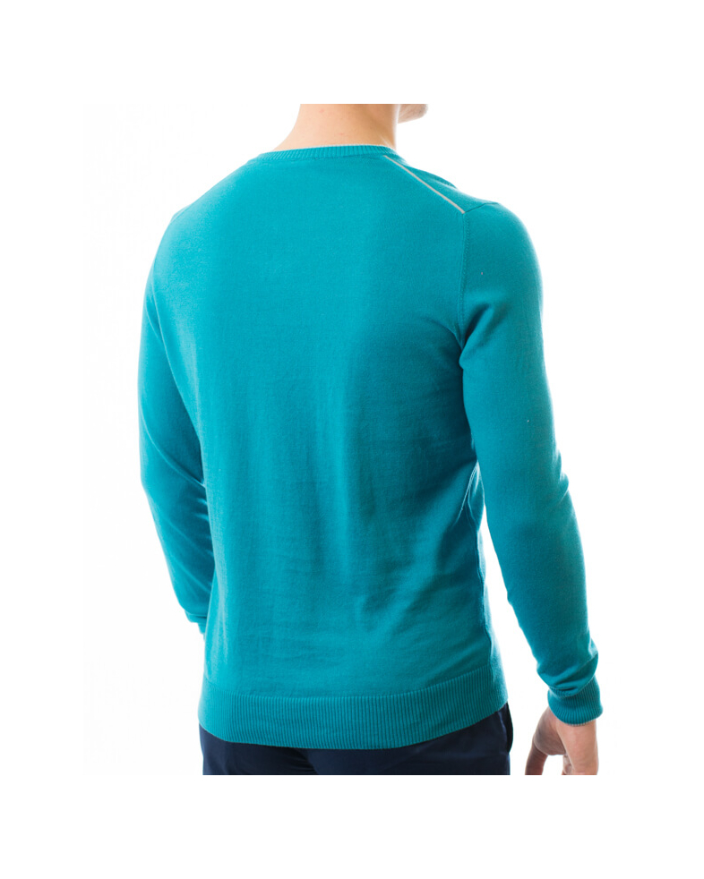 Лек памучен пуловер с контрастни детайли 170108051971-2 02