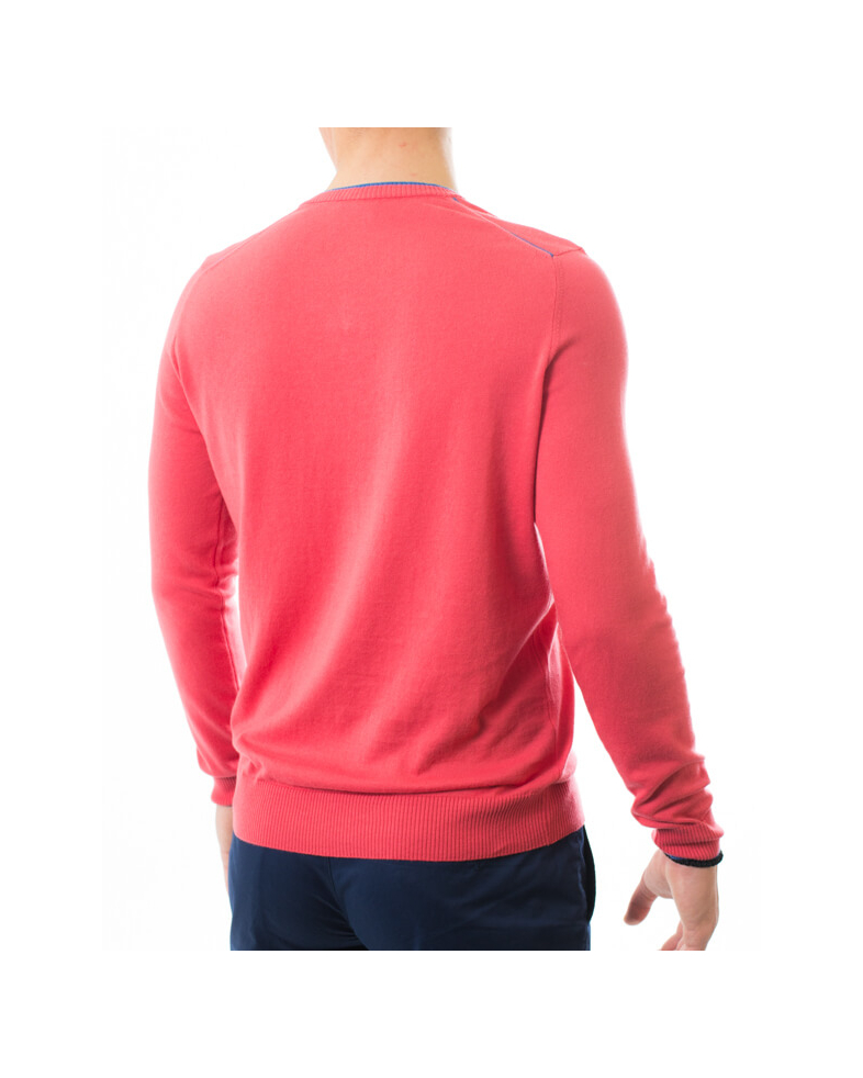 Лек памучен пуловер с контрастни детайли 170108051971-4 02