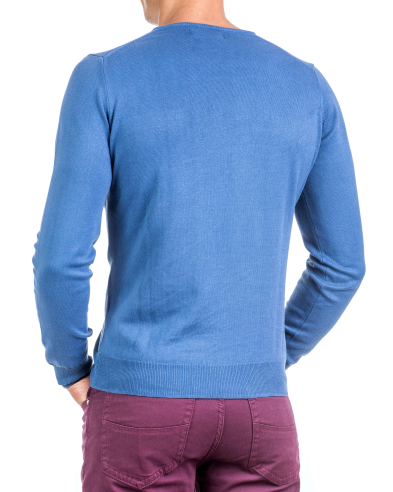 Мъжки базов памучен пуловер 15054321834-5 02
