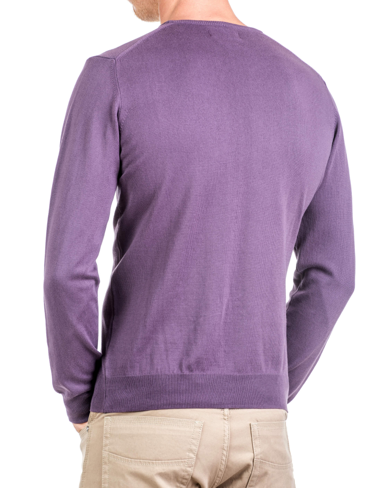Мъжки базов памучен пуловер 15054321834-7 02