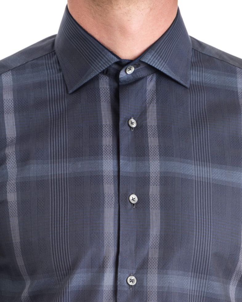 Мъжка памучна риза едро каре 16044123-2 03