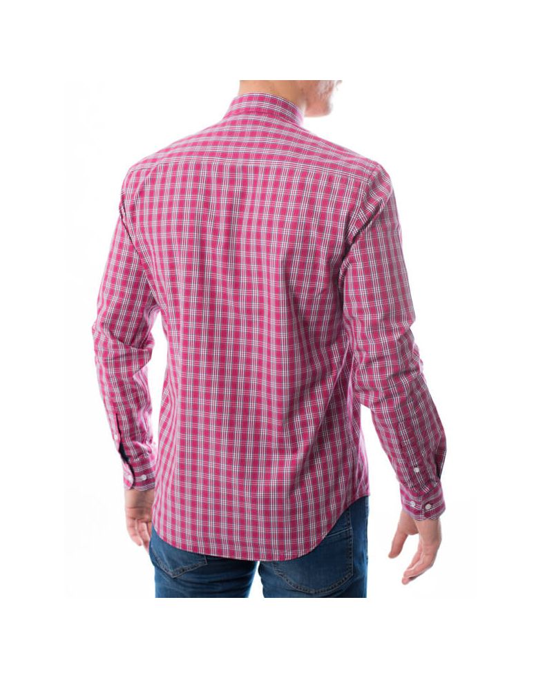 Памучна риза каре с джоб 170105044216-2 04