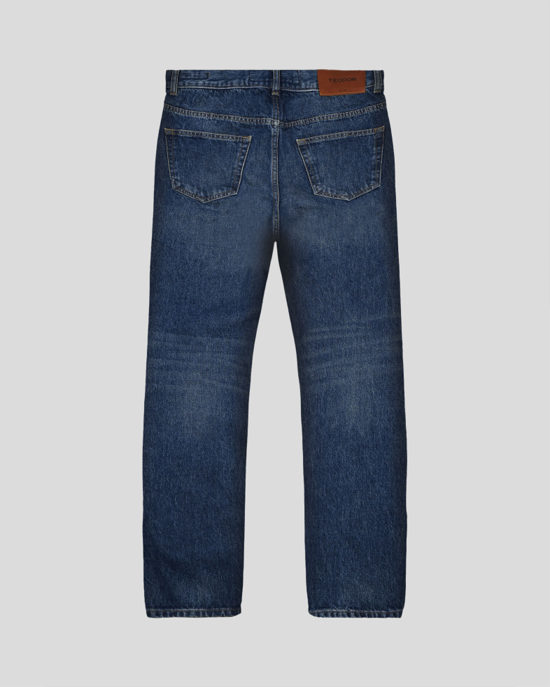 ТЪМНОСИНИ ДЪНКИ REGULAR RELAXED FIT ( УДОБЕН И СВОБОДЕН СИЛУЕТ )  250215088636-1 04