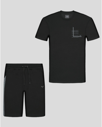 ЧЕРЕН СПОРТЕН КОМПЛЕКТ С РЕЛЕФЕН ПРИНТ