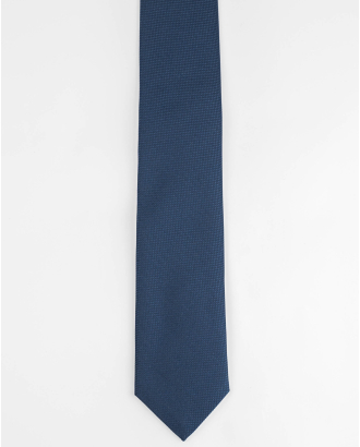 ТЪМНО СИНЯ СТРУКТУРНА ВРАТОВРЪЗКА