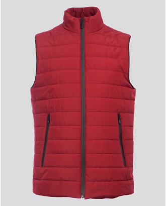 СПОРТЕН ПАМУЧЕН ЕЛЕК С ЦИП И ДЖОБОВЕ В ТЪМНО ЧЕРВЕН ЦВЯТ