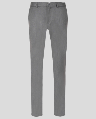 СИВ СИЛНО ВТАЛЕН ПАНТАЛОН СЪС ШИРИТ НА КОЛАНА