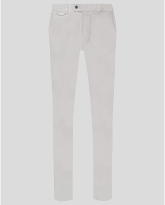 БЯЛ СИТНО СТРУКТУРИРАН ПАНТАЛОН 