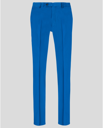 ЯРКО СИН КЛАСИЧЕСКИ ПАНТАЛОН СИЛНО ВТАЛЕН СИЛУЕТ