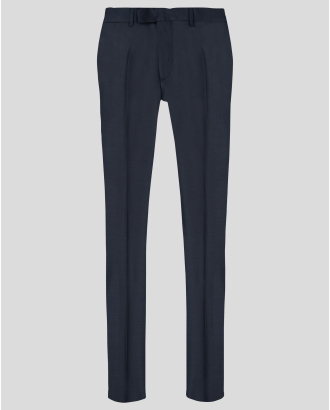 ЧЕРЕН СТРУКТУРЕН ПАНТАЛОН ВТАЛЕН СИЛУЕТ