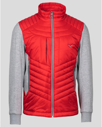 ЧЕРВЕНО КОМБИНИРАНО ЯКЕ С ЛОГО 