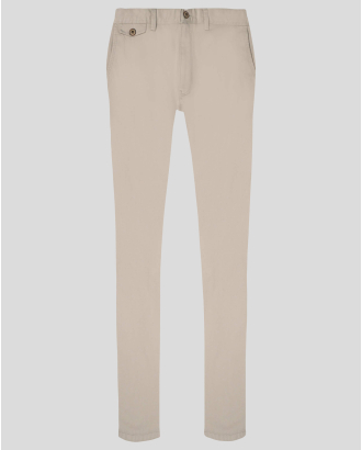 СИЛНО ВТАЛЕН СТРУКТУРЕН ПАТАЛОН В ЦВЯТ СЛОНОВА КОСТ