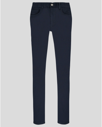 ТЪМНО СИН ВТАЛЕН ПАНТАЛОН ОТ РИПСЕН ПЛАТ