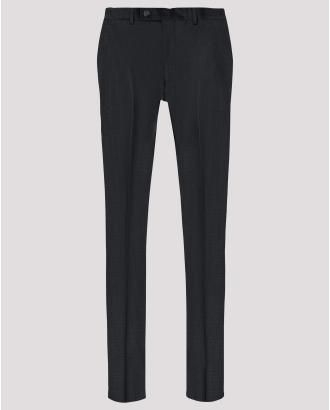 ЧЕРЕН КЛАСИЧЕСКИ ПАНТАЛОН В ДИСКРЕТНО РАЙЕ