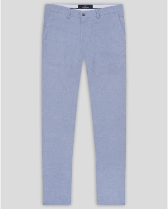 ПАНТАЛОН С ИТАЛИАНСКИ ДЖОБ И ЛОГО В СИН МЕЛАНЖ