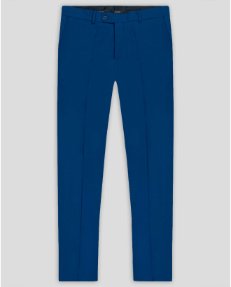 ЯРКО СИН КЛАСИЧЕСКИ ПАНТАЛОН С ДВОЙНИ ФИЛЕТКИ /ЧАСТ ОТ КОСТЮМ/