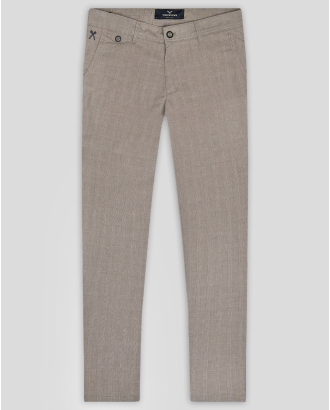 СВЕТЛОКАФЯВ ЧИНО ПАНТАЛОН СИЛНО ВТАЛЕН СИЛУЕТ В ДЕСЕН КАРЕ