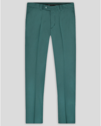 ЗЕЛЕН КЛАСИЧЕСКИ ПАНТАЛОН ВТАЛЕН СИЛУЕТ /ЧАСТ ОТ КОСТЮМ/